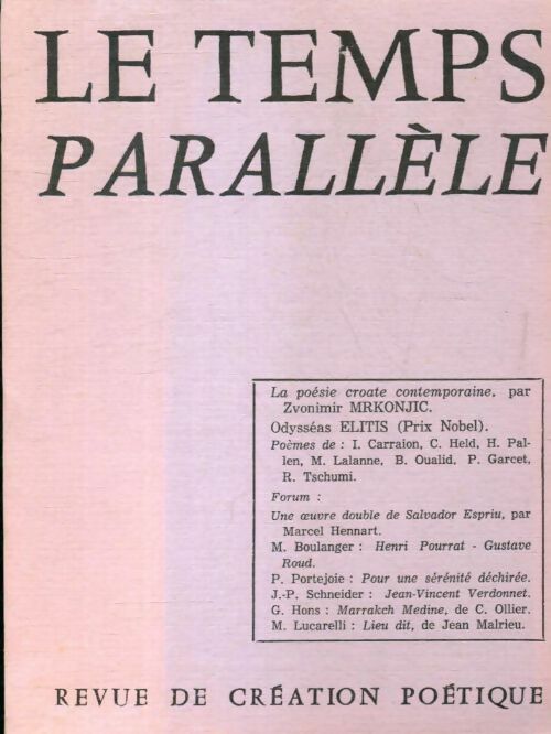 Livrenpoche : Le temps parallèle n°24 - Collectif - Livre
