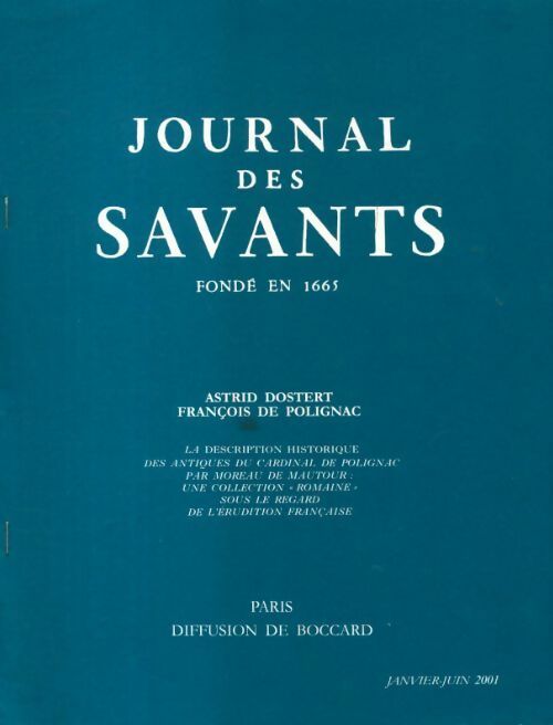 Livrenpoche : Journal des savants fondé en 1665 - Astrid Dostert - Livre
