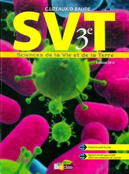 Livrenpoche : SVT 3e - C. Lizeaux - Livre