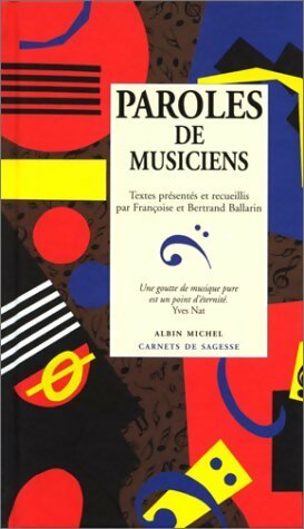 Livrenpoche : Paroles de musiciens - Collectif - Livre