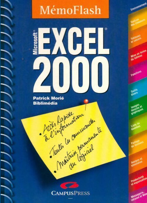 Livrenpoche : Excel 2000 - Patrick Morié - Livre