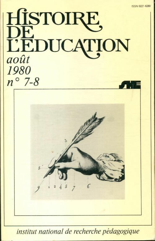 Livrenpoche : Histoire de l'éducation n°7-8 - Collectif - Livre