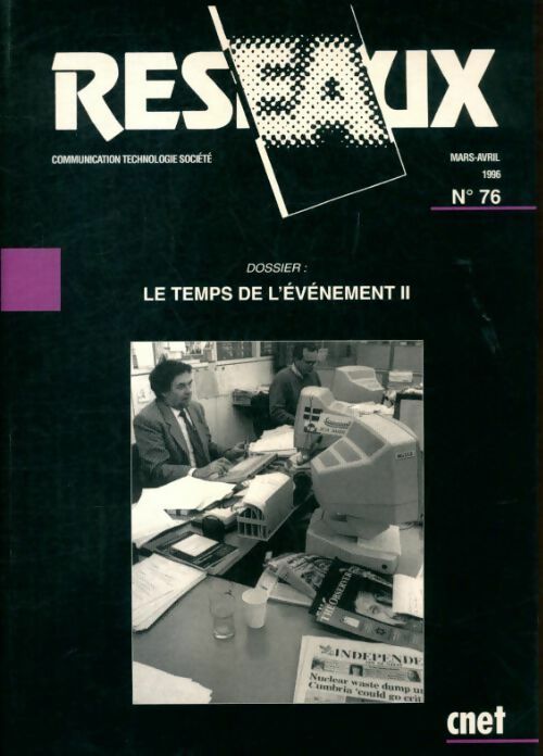 Livrenpoche : Réseaux n°76 : Le temps de l?événement II - Collectif - Livre