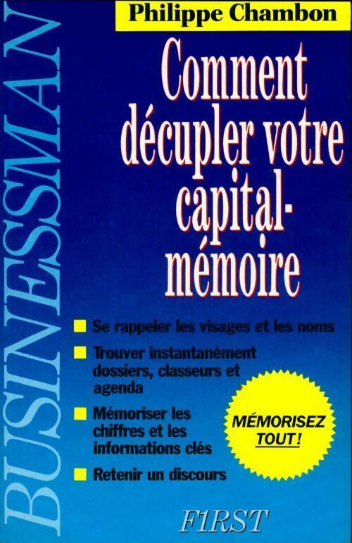 Livrenpoche : Comment décupler votre capital mémoire - Philippe Chambon - Livre