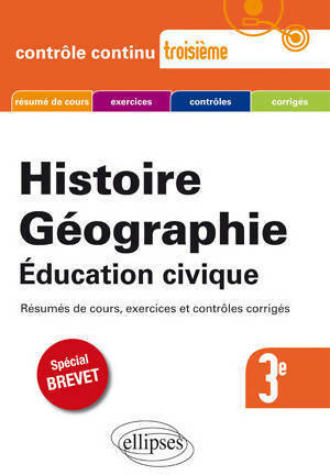 Livrenpoche : Histoire géographie Education civique 3e brevet du collège - Frédéric Testu - Livre