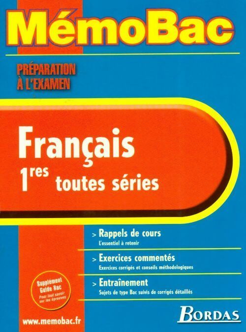 Livrenpoche : Français 1ère toutes séries - Collectif - Livre