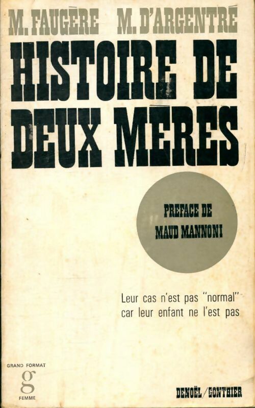 Livrenpoche : Histoire des deux mères - Marcelle Faugère - Livre