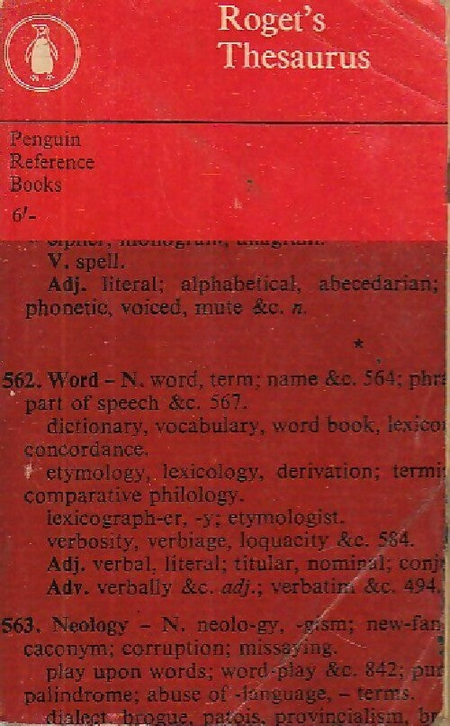 Livrenpoche : Roget's thesaurus - Peter Mark Roget - Livre
