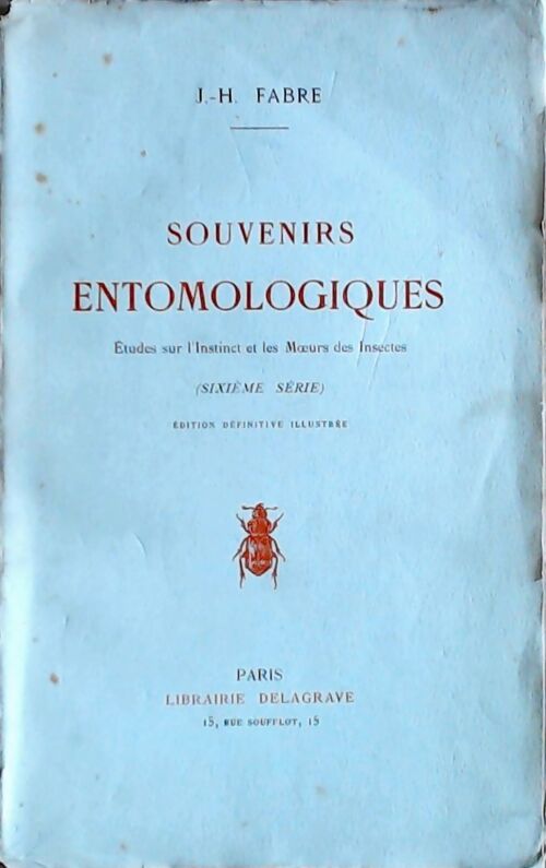 Livrenpoche : Souvenirs entomologiques Tome VI - Collectif - Livre
