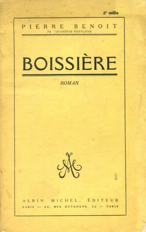 Livrenpoche : Boissiere - Pierre Benoit - Livre