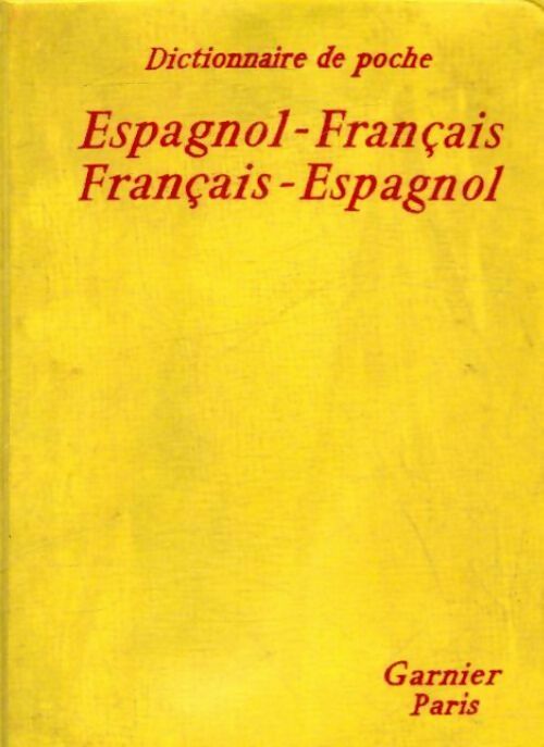 Livrenpoche : Dictionnaire de poche espagnol-français / français-espagnol - R. Larrieu - Livre