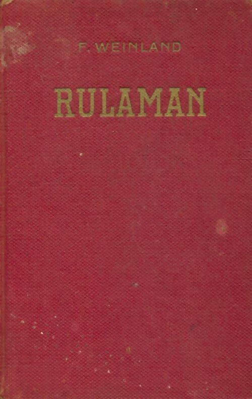 Livrenpoche : Rulaman - F. Weinland - Livre
