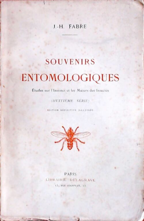 Livrenpoche : Souvenirs entomologiques Tome VIII - J.H Fabre - Livre