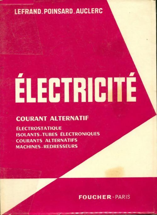 Livrenpoche : Électricité courant alternatif - Collectif - Livre