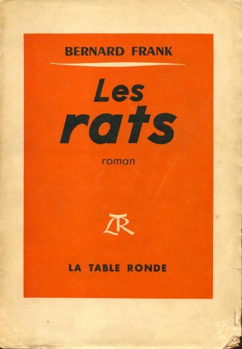 Livrenpoche : Les rats - Bernard Frank - Livre