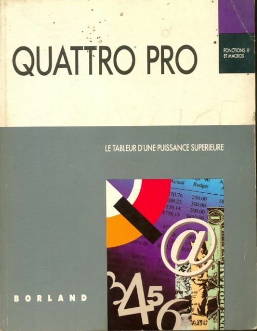 Livrenpoche : Quattro pro, fonctions et macros - Collectif - Livre