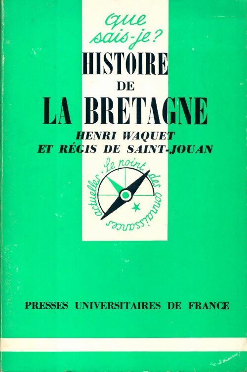 Livrenpoche : Histoire de la Bretagne - Henri Waquet, Régis De Saint-Jouan - Livre