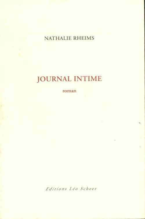 Livrenpoche : Journal intime - Nathalie Rheims - Livre