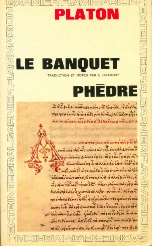 Livrenpoche : Le banquet / Phèdre - Platon - Livre
