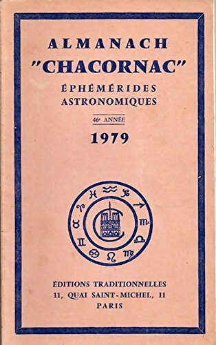 Livrenpoche : Almanach Chacornac  éphémérides astronomiques 1979 - Collectif - Livre