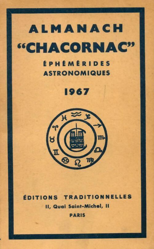 Livrenpoche : Almanach Chacornac éphémérides astronomiques 1967 - Collectif - Livre