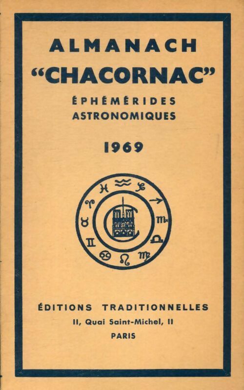 Livrenpoche : Almanach Chacornac  éphémérides astronomiques 1969 - Collectif - Livre