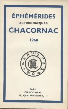 Livrenpoche : Éphémérides astronomiques Chacornac 1960 - Collectif - Livre