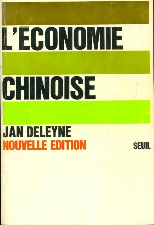 Livrenpoche : L'économie chinoise - Jan Deleyne - Livre