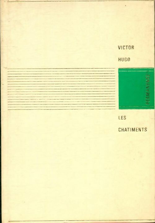 Les châtiments - Victor Hugo -  Permanence - Livre
