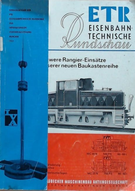 Livrenpoche : Eisenbahn Technische Rundschau - Collectif - Livre
