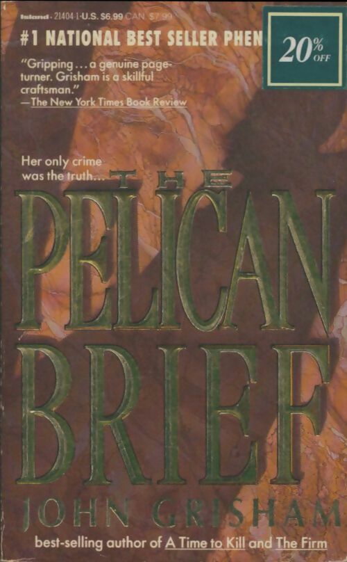 Livrenpoche : The Pelican brief - John Grisham - Livre