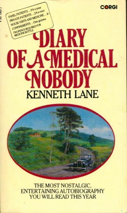 Livrenpoche : Diary of a médical nobody - Kenneth Lane - Livre