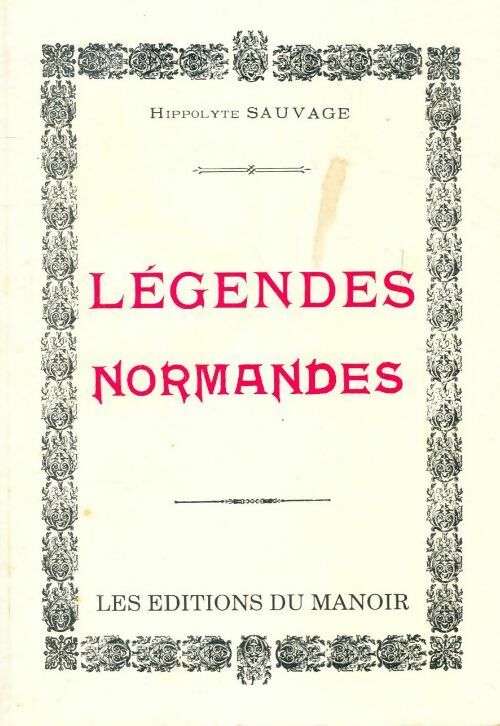 Livrenpoche : Légendes normandes - Hippolyte Sauvage - Livre