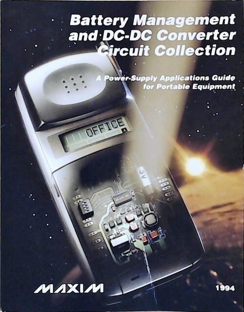 Livrenpoche : Battery management and DC-DC converter circuit collection 1994 - Collectif - Livre