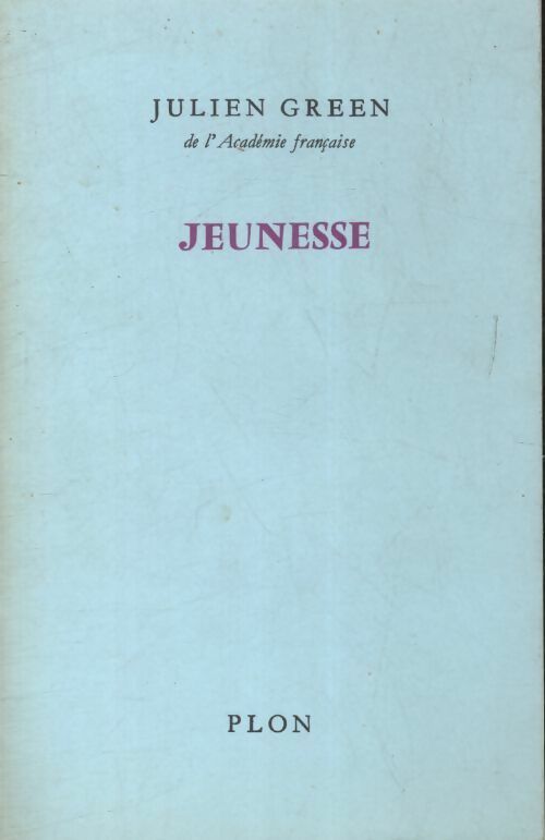 Livrenpoche : Jeunesse - Julien Green - Livre