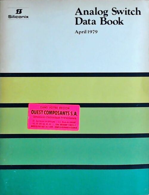 Livrenpoche : Analog switch data book 1979 - Collectif - Livre