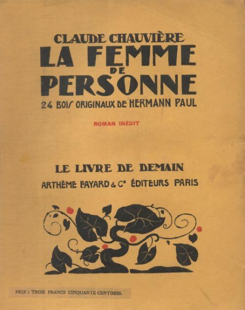 Livrenpoche : La femme de personne - Claude Chauvière - Livre