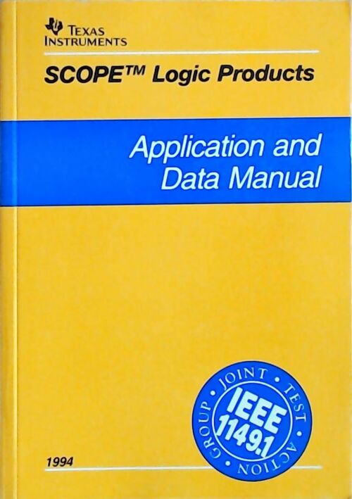 Livrenpoche : SCOPE logic products : Application and data manual 1994 - Collectif - Livre
