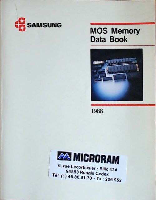 Livrenpoche : MOS memory : Data book 1988 - Collectif - Livre