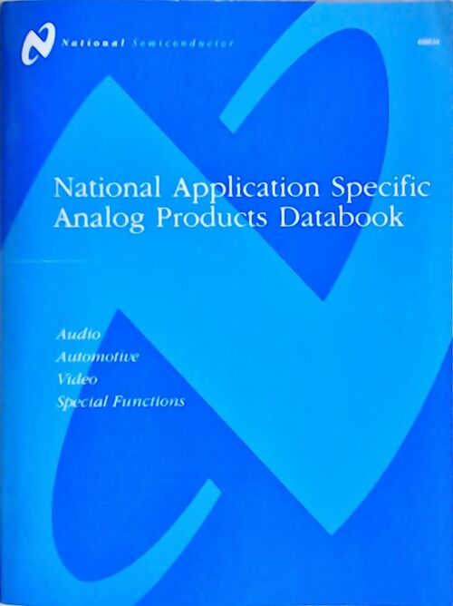 Livrenpoche : National application specific : Analog products databook 1995 - Collectif - Livre