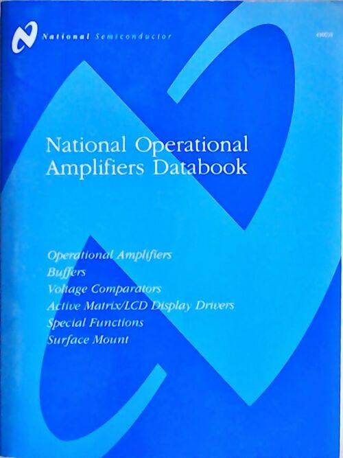 Livrenpoche : National operational amplifiers : Databook 1995 - Collectif - Livre