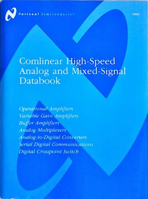 Livrenpoche : Comlinear high-speed analog and mixed-signal : Databook 1997 - Collectif - Livre