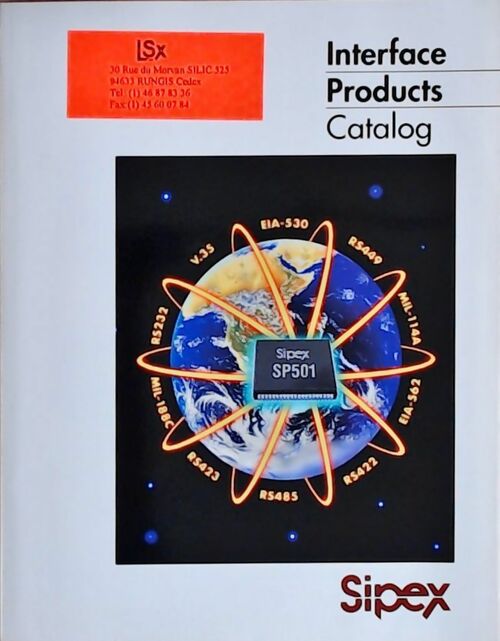 Interface products : Catalog 1994 - Collectif -  Sipex - Livre