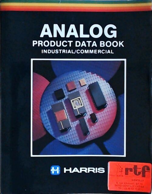 Analog product data book industrial/commercial 1988 - Collectif -  Harris Semiconductor - Livre