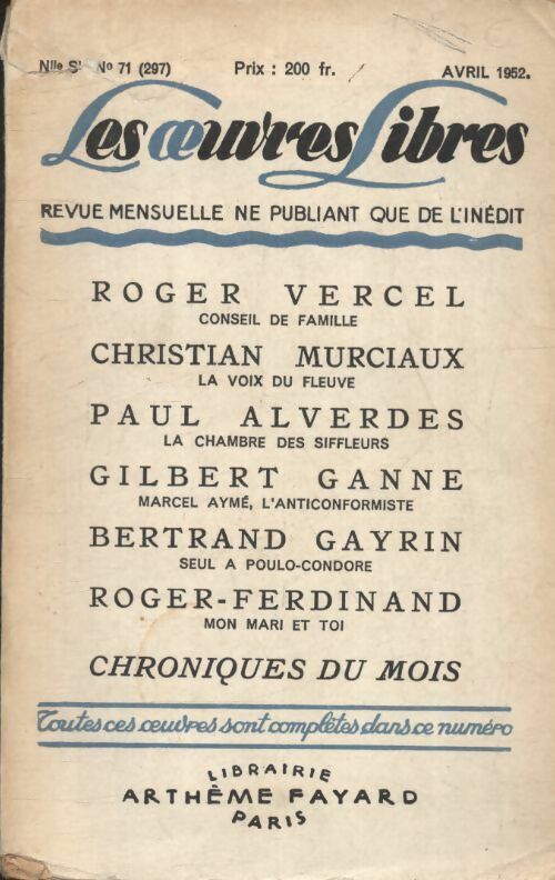 Livrenpoche : Les oeuvres libres n°71 - Collectif - Livre