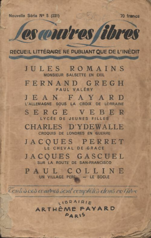 Les oeuvres libres n°5 - Collectif -  Les Oeuvres Libres - Livre