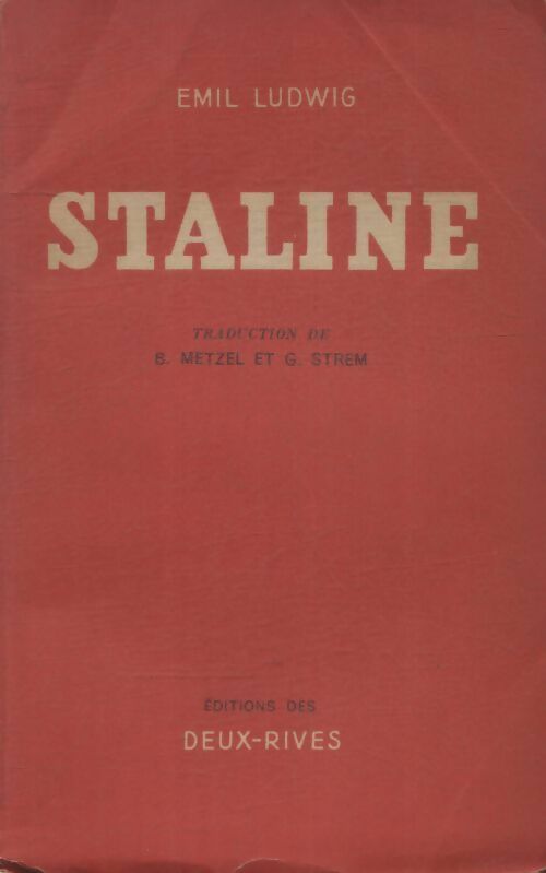 Livrenpoche : Staline - Emil Ludwig - Livre