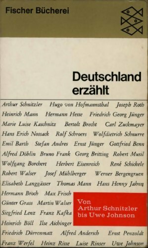 Livrenpoche : Deutschland erzählt - Arthur Schnitzler - Livre