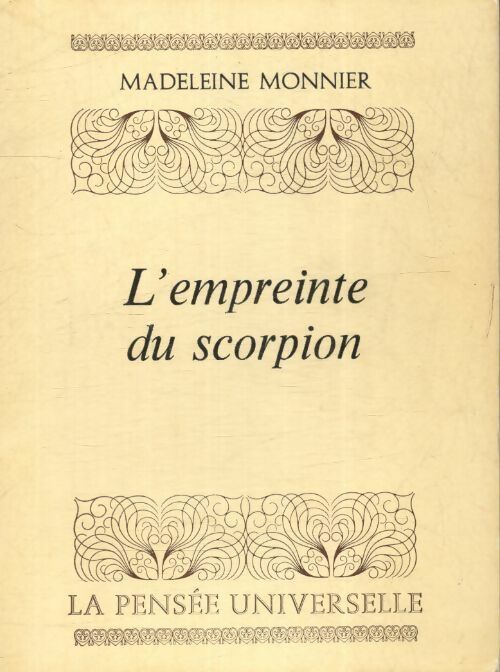 Livrenpoche : L'empreinte du scorpion - Madeleine Monnier - Livre