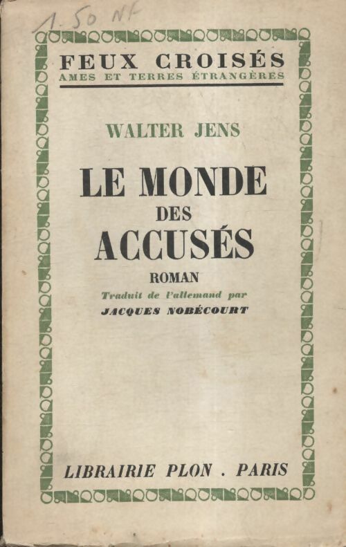 Livrenpoche : Le monde des accusés - Walter Jens - Livre